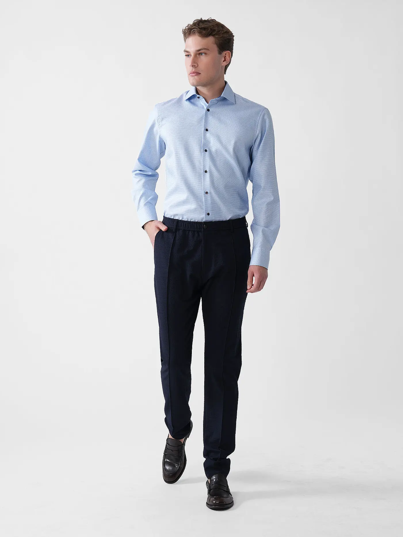 STENSTRÖMS | Hemd Regular Fit | hellblau